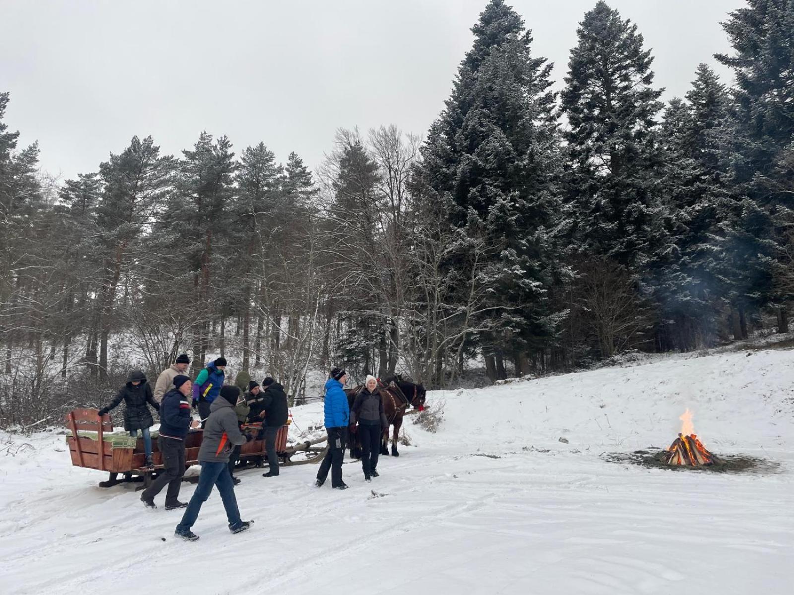 Chatka Wagabundy Wola Michowa Exteriör bild